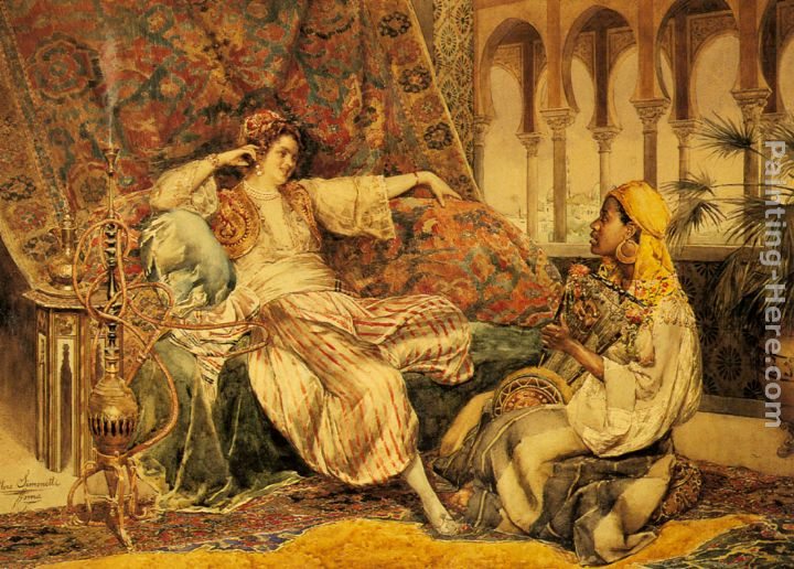 Ettore Simonetti The Serenade in the Palace